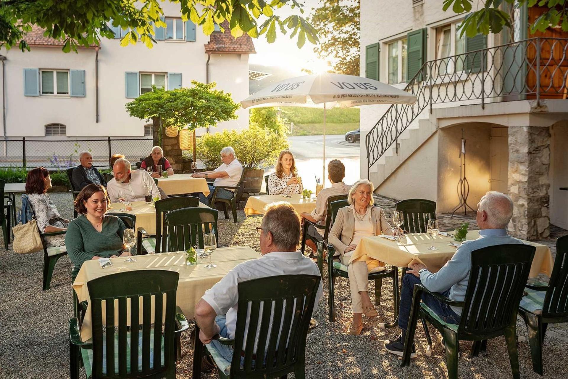 Hotel Gasthof Kroenele 卢斯特瑙 外观 照片