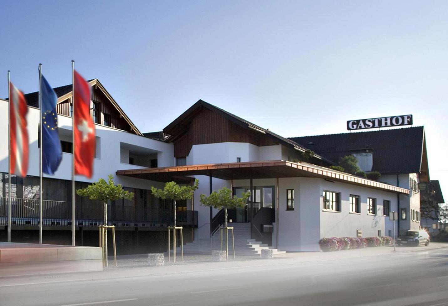 Hotel Gasthof Kroenele 卢斯特瑙 外观 照片