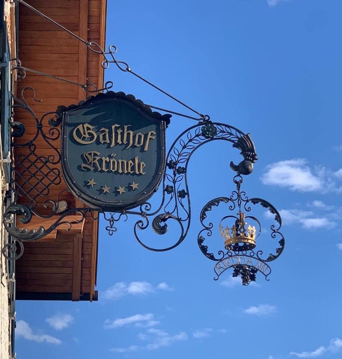 Hotel Gasthof Kroenele 卢斯特瑙 外观 照片